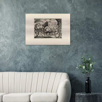 LANDSCAPE 1907 2 - Andre Derain Brushed Aluminum Print - 70x100 cm / 28x40 inches | Andre Derain Aluminum Print | Andre Derain Prints