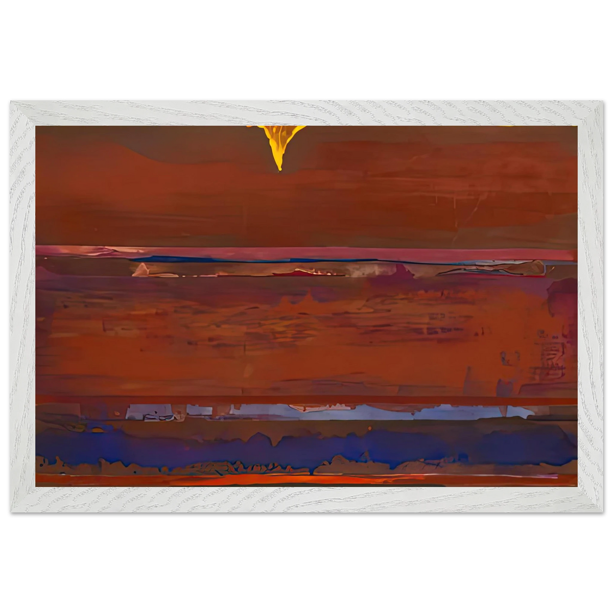 Helen Frankenthaler - Desert Pulse, 1991- Wall Art - 28x40 inches / 70x70 cm - Canvas (Imperial)-canvas - -