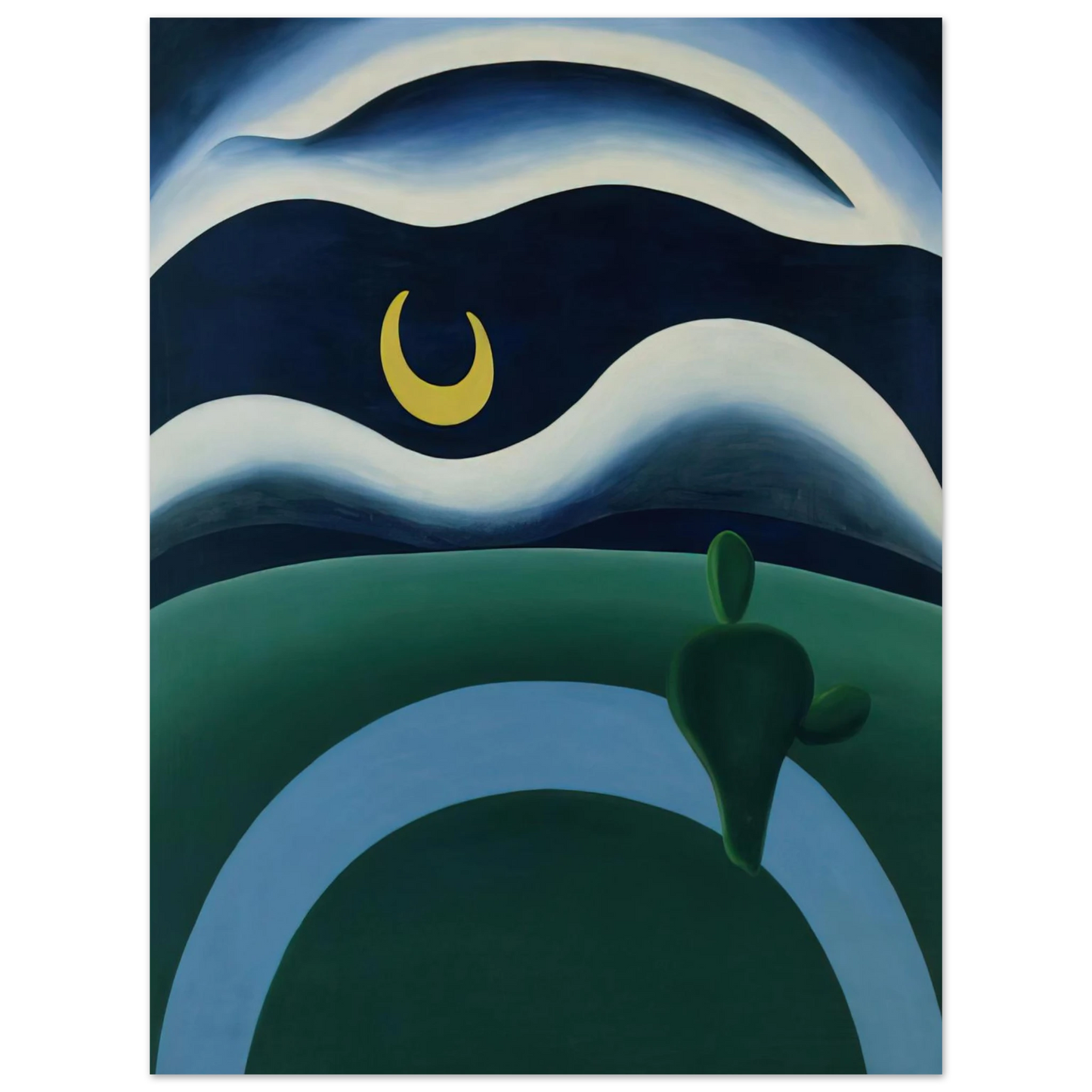 Tarsila do Amaral - The Moon  75x100 cm / 30x40inches Fine Art Poster