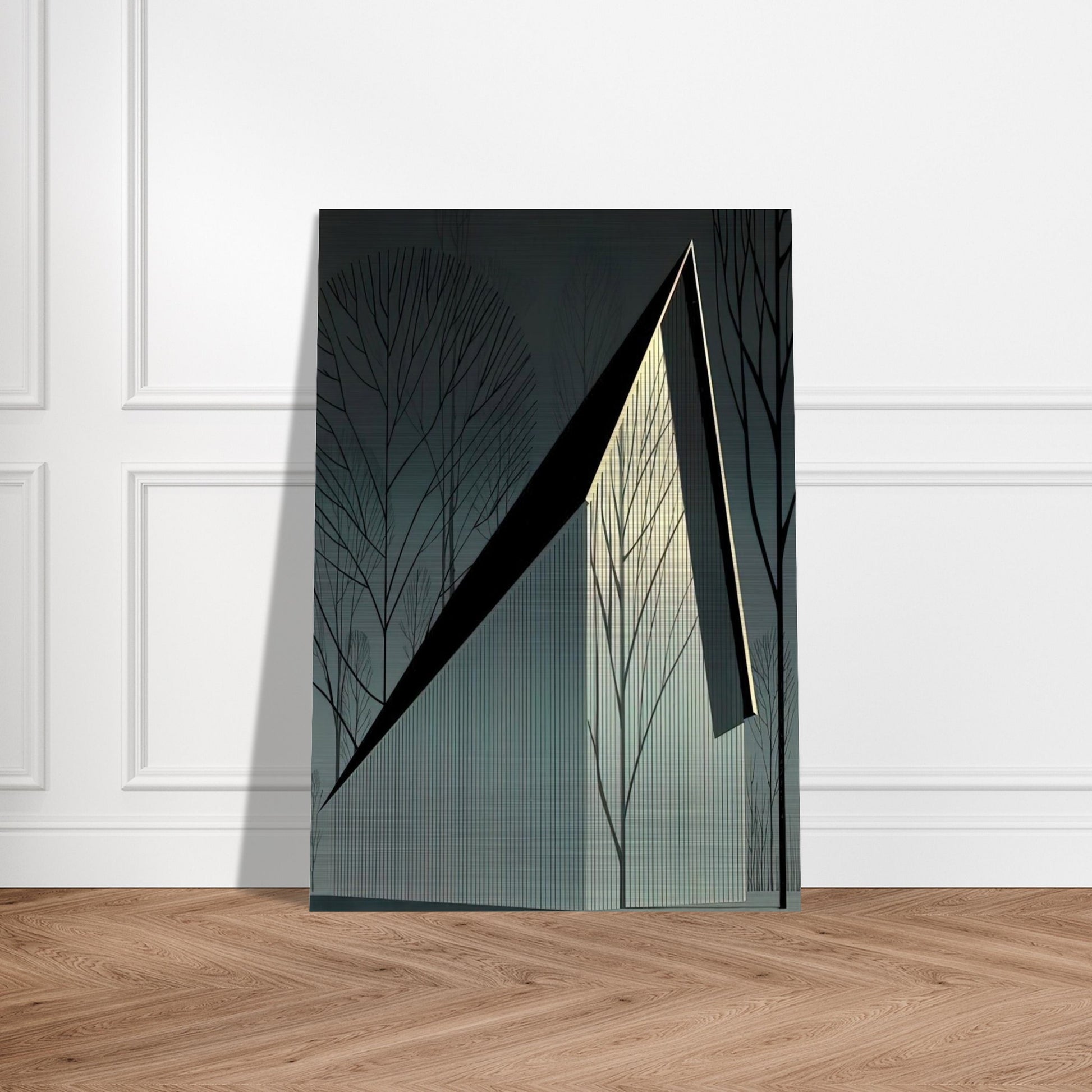 Pearl - Eyvind Earle Brushed Aluminum Print - 70x100 cm / 28x40 inches | Eyvind Earle Aluminum Print | Eyvind Earle Prints