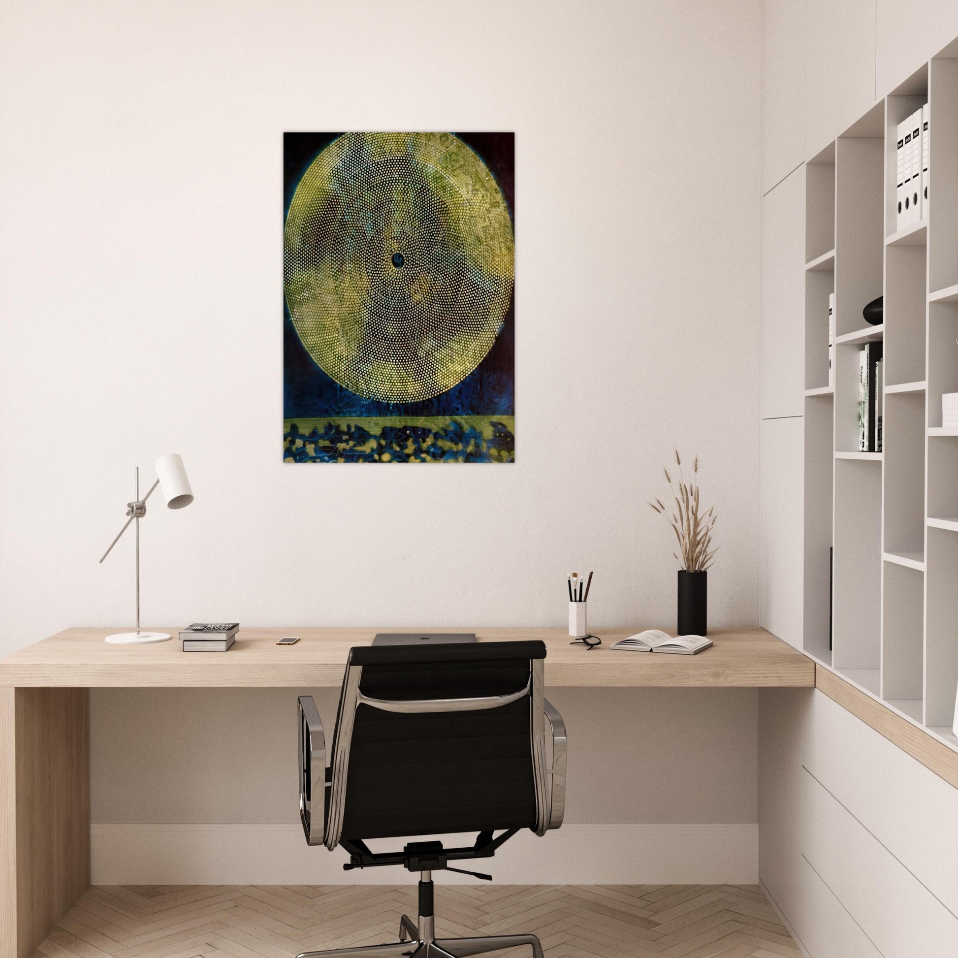 Birth of a galaxy - Max Ernst Brushed Aluminum Print - 70x100 cm / 28x40 inches | Max Ernst Aluminum Print | Max Ernst Prints