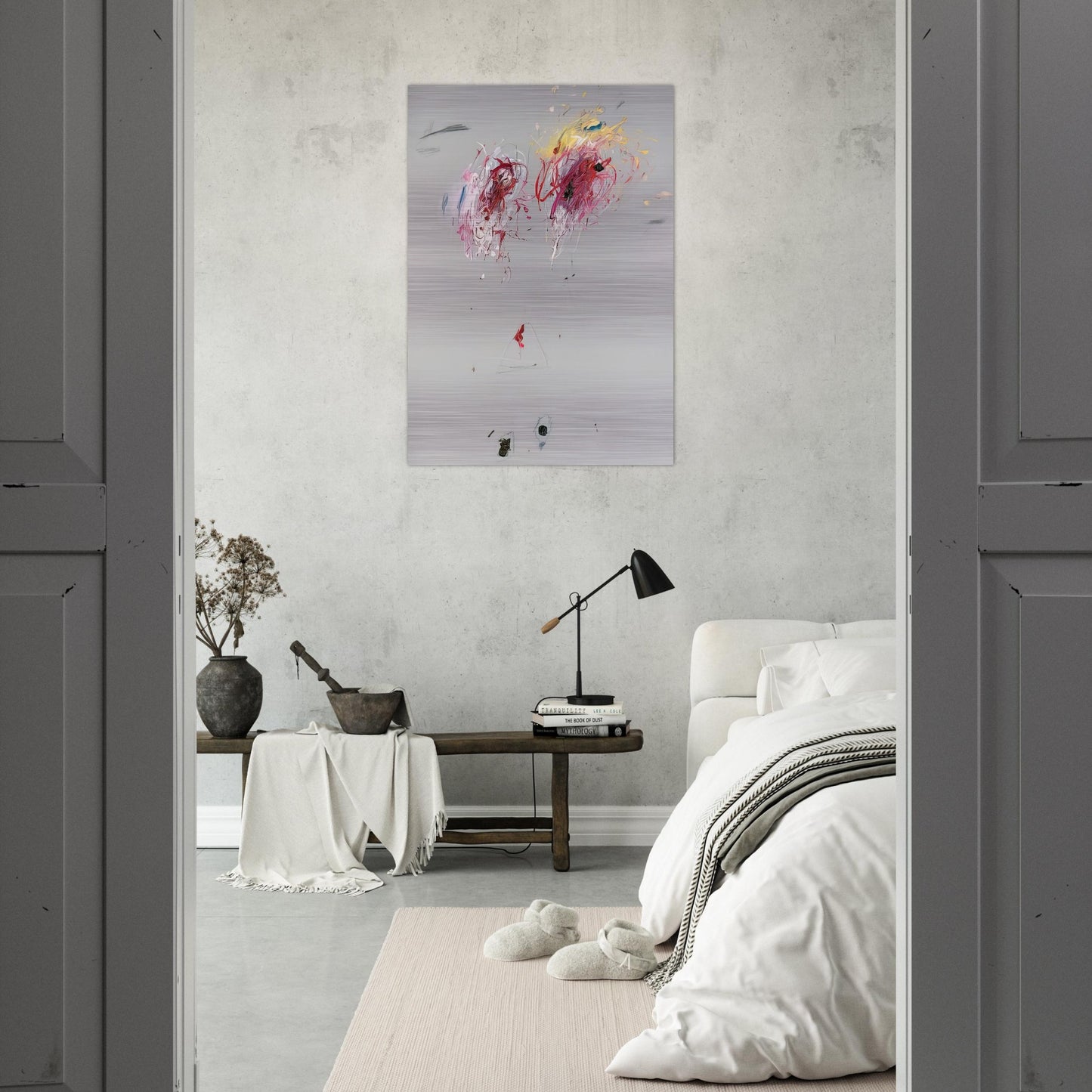 Nine Discourses on Commodus, Part IV - Cy Twombly Brushed Aluminum Print - 70x100 cm / 28x40 inches | Cy Twombly Aluminum Print | Cy Twombly Prints