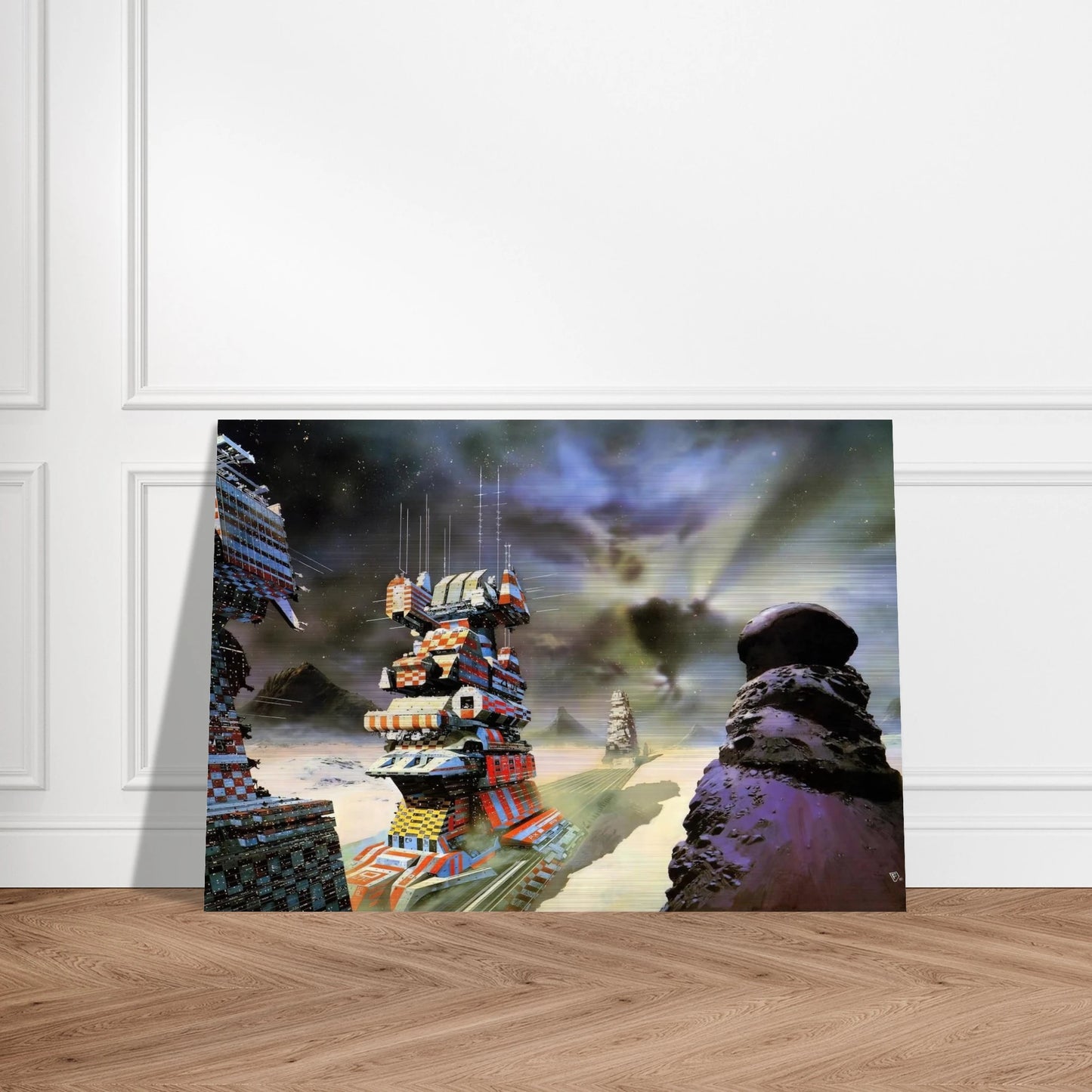 Chris Foss - Chris Foss Brushed Aluminum Print - 70x100 cm / 28x40 inches | Chris Foss Aluminum Print | Chris Foss Prints