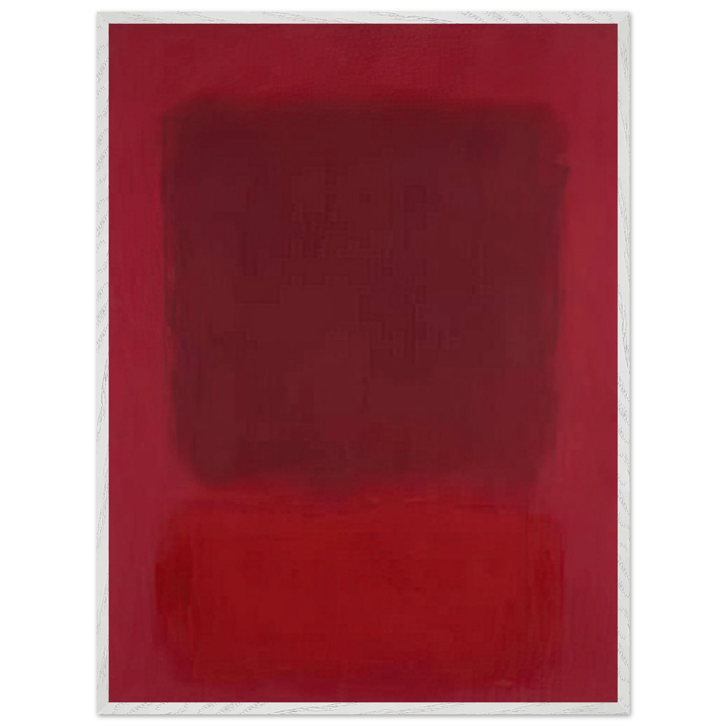 Mark Rothko - Red and Brown - 1957 Wall Art - 30x40 cm / 12x16 inches - Premium Wooden Framed Poster With Fine Art Paper - Wood frame