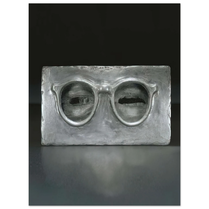 Jasper Johns - THE CRITIC SEES  75x100 cm / 30x40inches Fine Art Poster