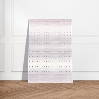 STATIC 2 1966 - Bridget Riley Brushed Aluminum Print - 70x100 cm / 28x40 inches | Bridget Riley Aluminum Print | Bridget Riley Prints