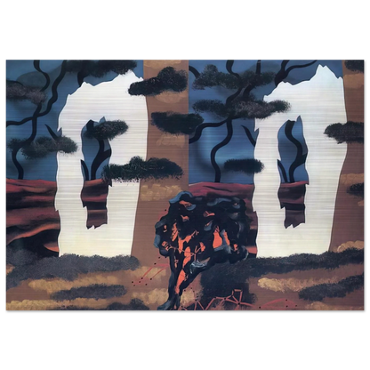 A TASTE OF THE INVISIBLE 1927 - Rene Magritte Brushed Aluminum Print - 70x100 cm / 28x40 inches | Rene Magritte Aluminum Print | Rene Magritte Prints