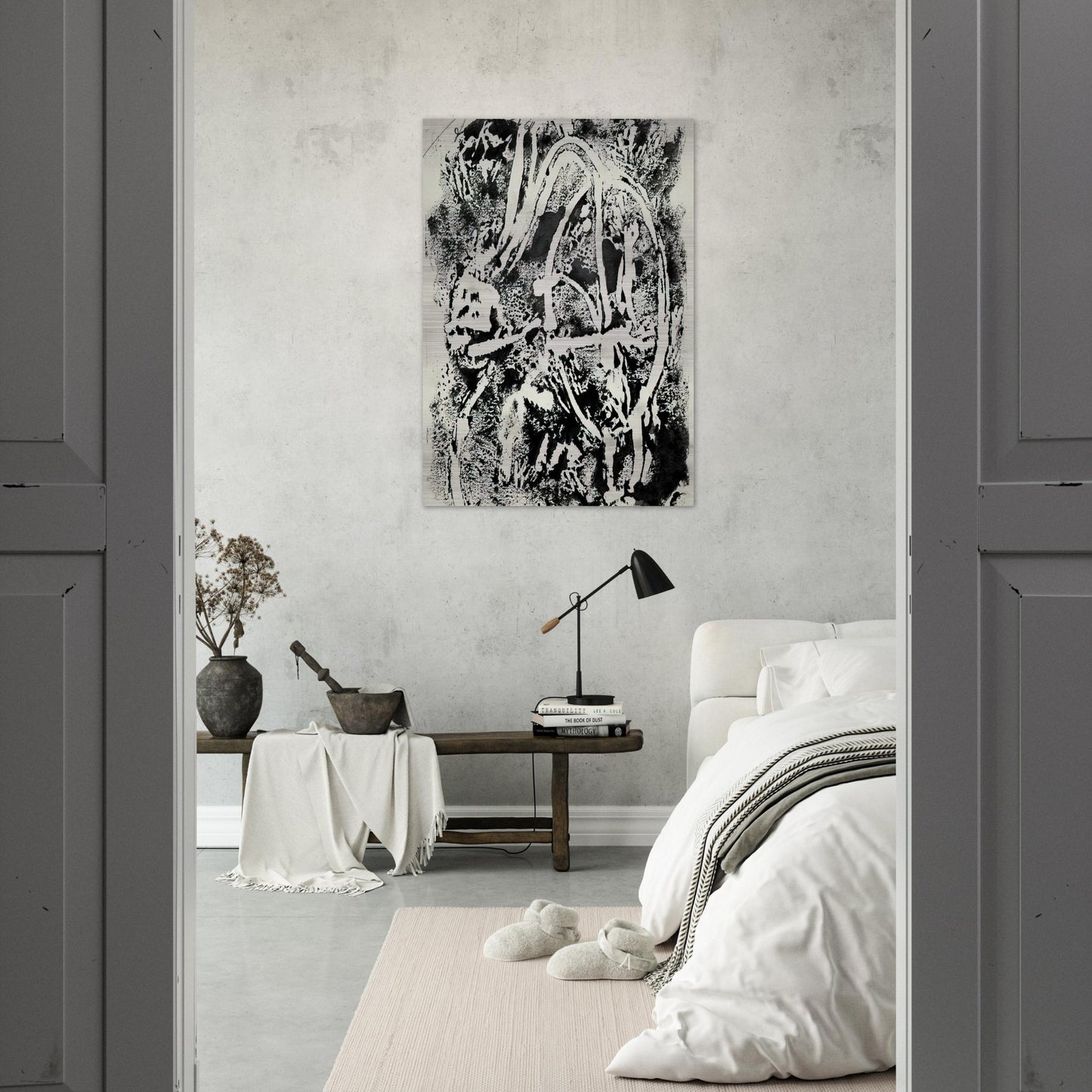 Untitled - 1961 - Adja Yunkers Brushed Aluminum Print - 70x100 cm / 28x40 inches | Adja Yunkers Aluminum Print | Adja Yunkers Prints