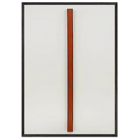 The Wild - Barnett Newman 70x100 cm / 28x40 inches Framed Art Print – Black Wooden Frame