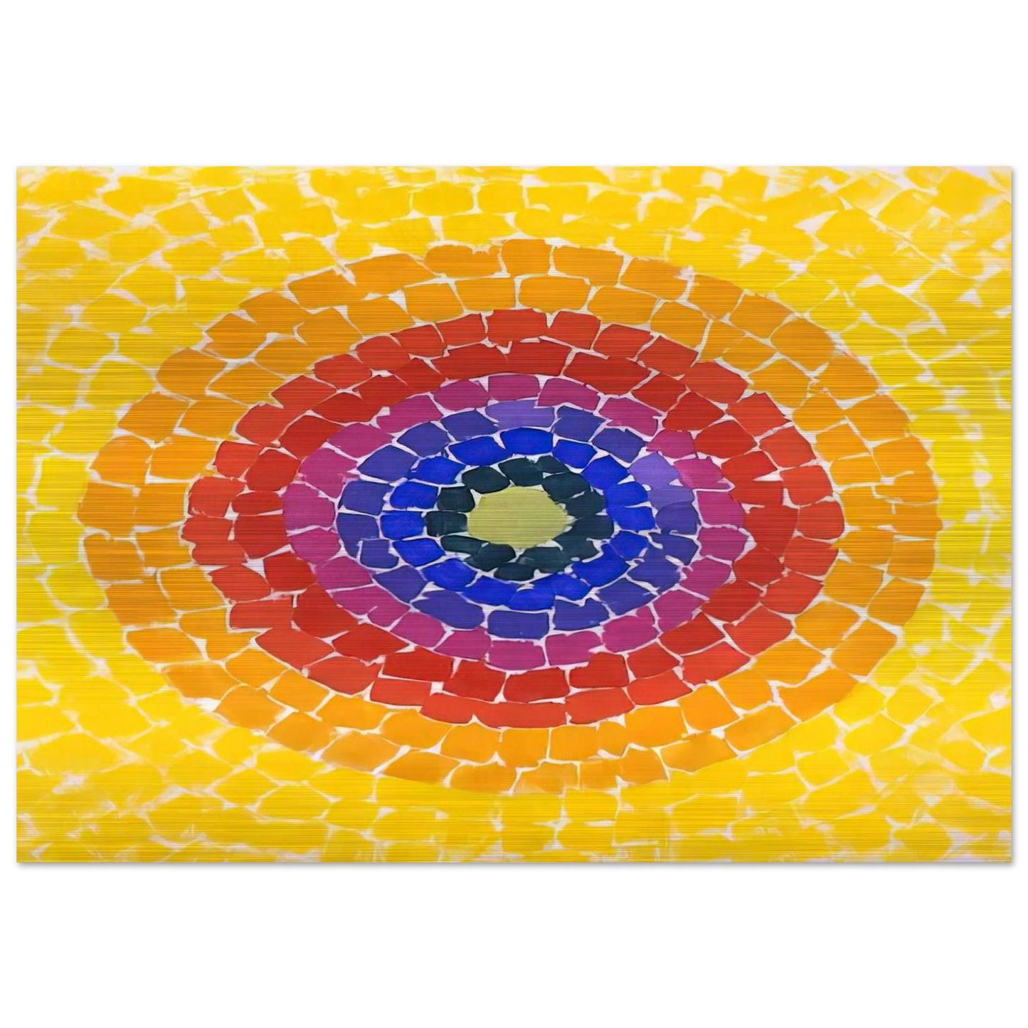 RESSURECTION 1966 - Alma Woodsey Thomas Brushed Aluminum Print - 70x100 cm / 28x40 inches | Alma Woodsey Thomas Aluminum Print | Alma Woodsey Thomas Prints