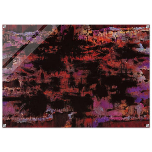 Pour la mère d'un condamné à mort - 1975 - Alfred Manessier Acrylic Print - 70x100 cm / 28x40″ inches