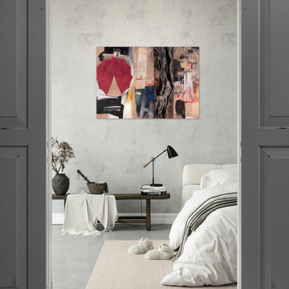 ALLEGORY 1960 - Robert Rauschenberg Brushed Aluminum Print - 70x100 cm / 28x40 inches | Robert Rauschenberg Aluminum Print | Robert Rauschenberg Prints