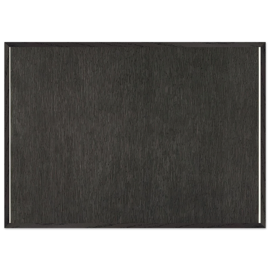 Black with White Lines Vertical Not Touching - Sol LeWitt 70x100 cm / 28x40 inches Framed Art Print – Black Wooden Frame