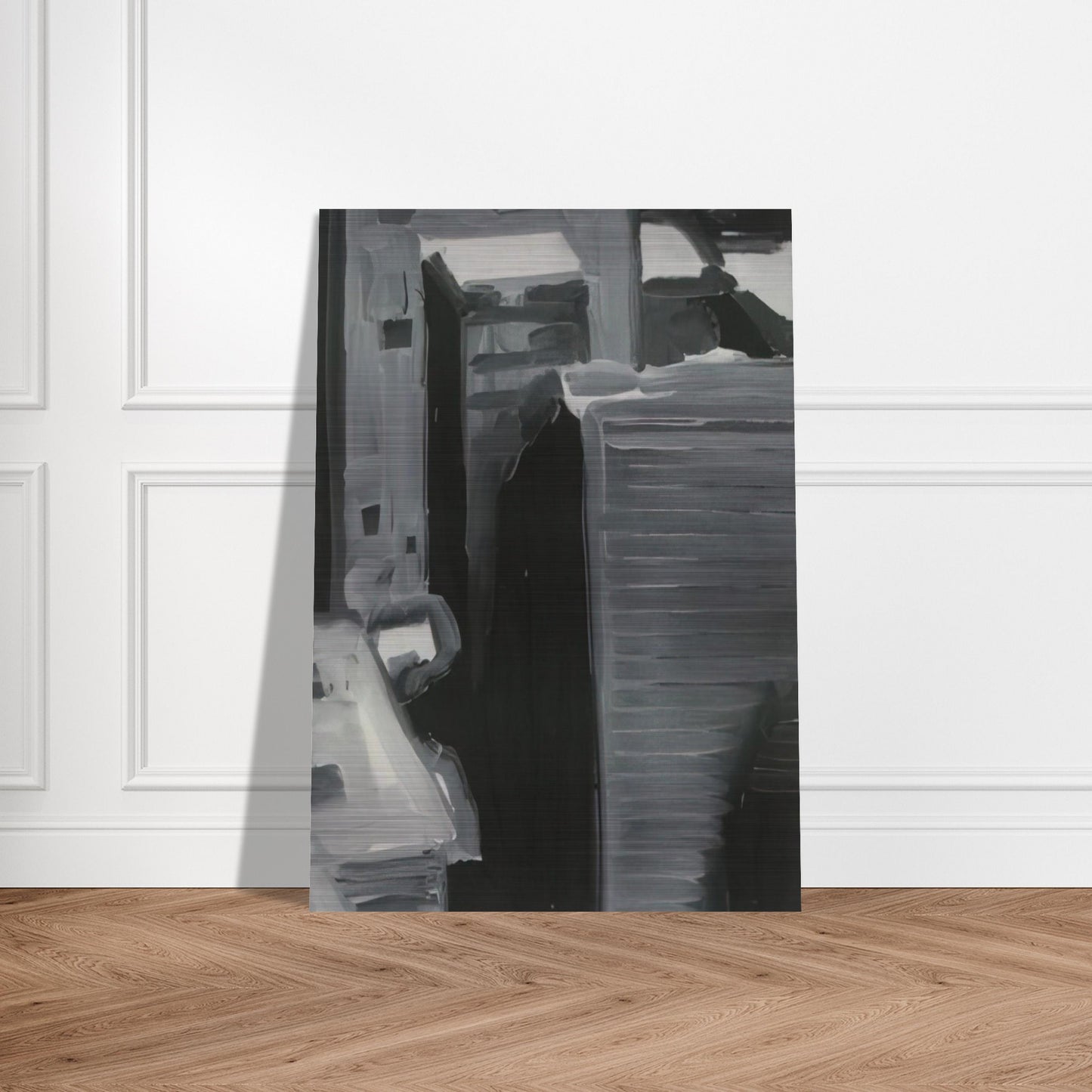 TOWNSCAPE 1968 - Gerhard Richter Brushed Aluminum Print - 70x100 cm / 28x40 inches | Gerhard Richter Aluminum Print | Gerhard Richter Prints