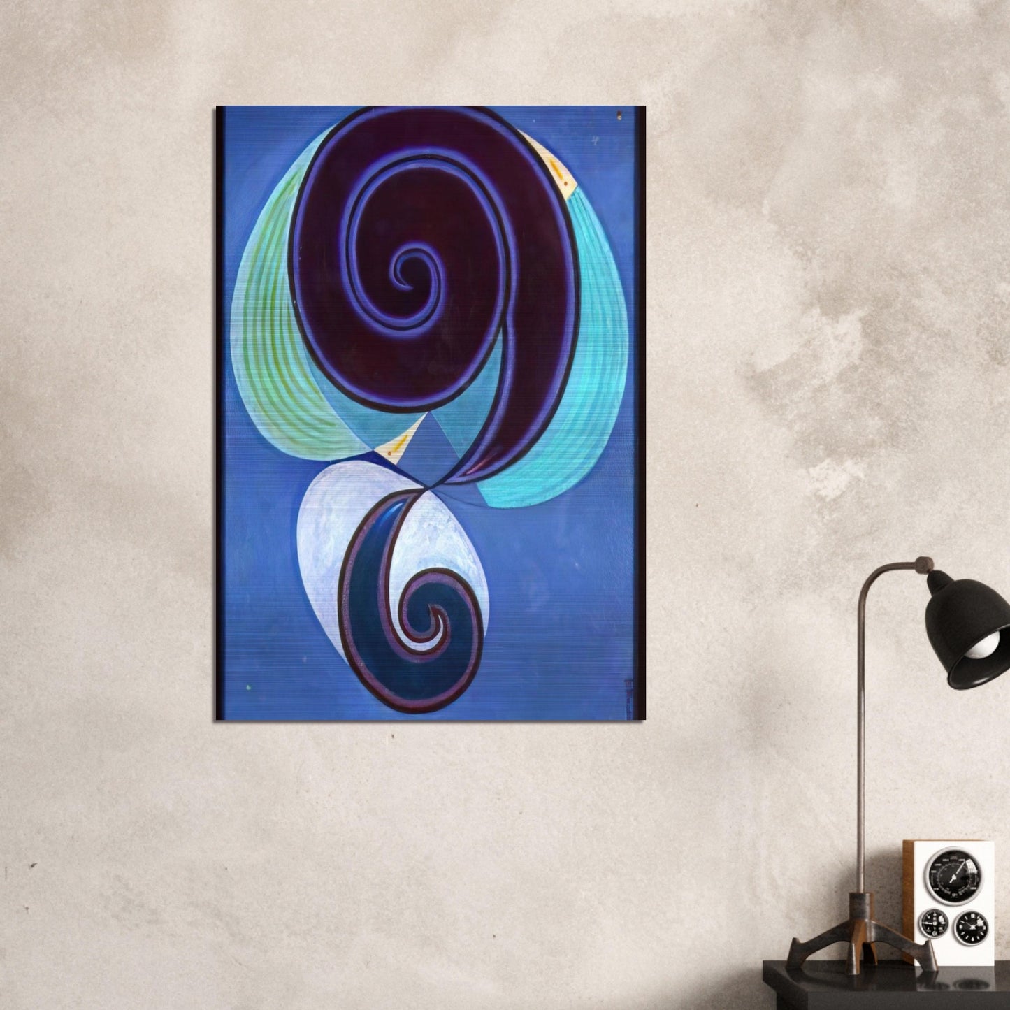 Protoesquema Protodiagram - 1980 - Maruja Mallo Brushed Aluminum Print - 70x100 cm / 28x40 inches | Maruja Mallo Aluminum Print | Maruja Mallo Prints