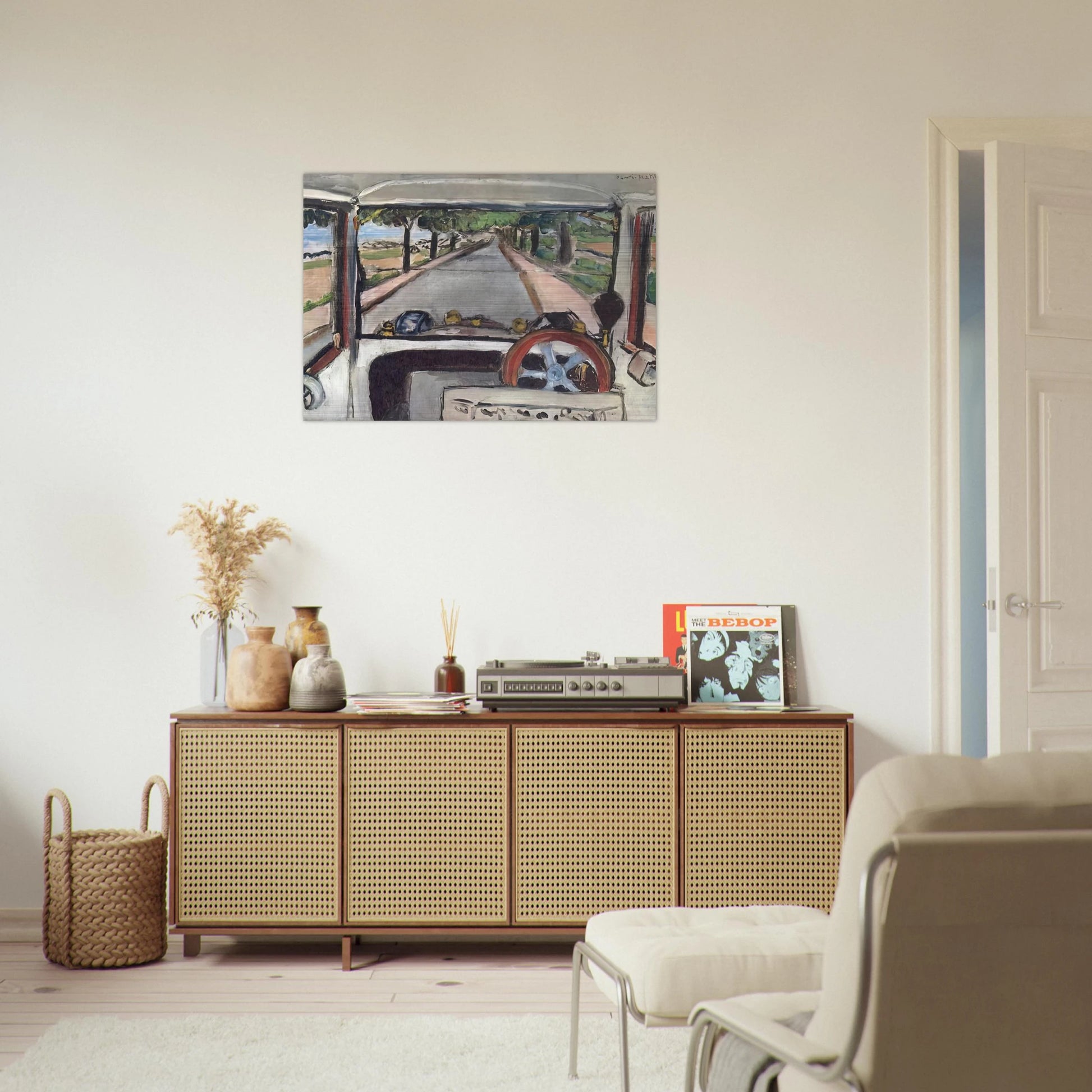 THE WINDSHIELD 1917 0 - Henri Matisse Brushed Aluminum Print - 70x100 cm / 28x40 inches | Henri Matisse Aluminum Print | Henri Matisse Prints