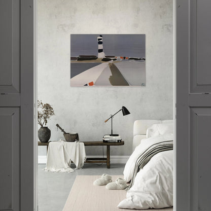 Le Phare - 1952 - Nicolas de Stael Brushed Aluminum Print - 70x100 cm / 28x40 inches | Nicolas de Stael Aluminum Print | Nicolas de Stael Prints