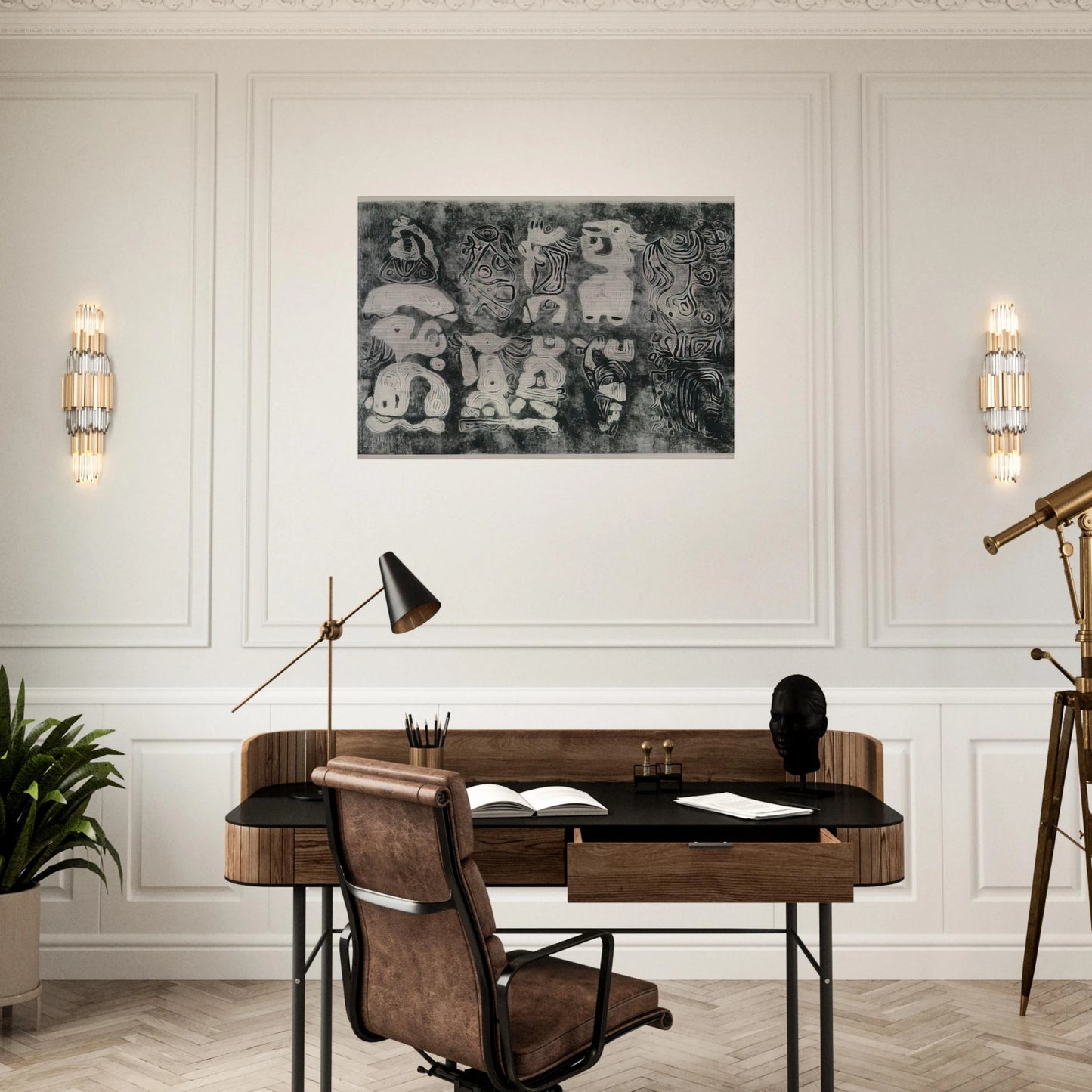 Gilgamesh - Karl Otto Gotz Brushed Aluminum Print - 70x100 cm / 28x40 inches | Karl Otto Gotz Aluminum Print | Karl Otto Gotz Prints
