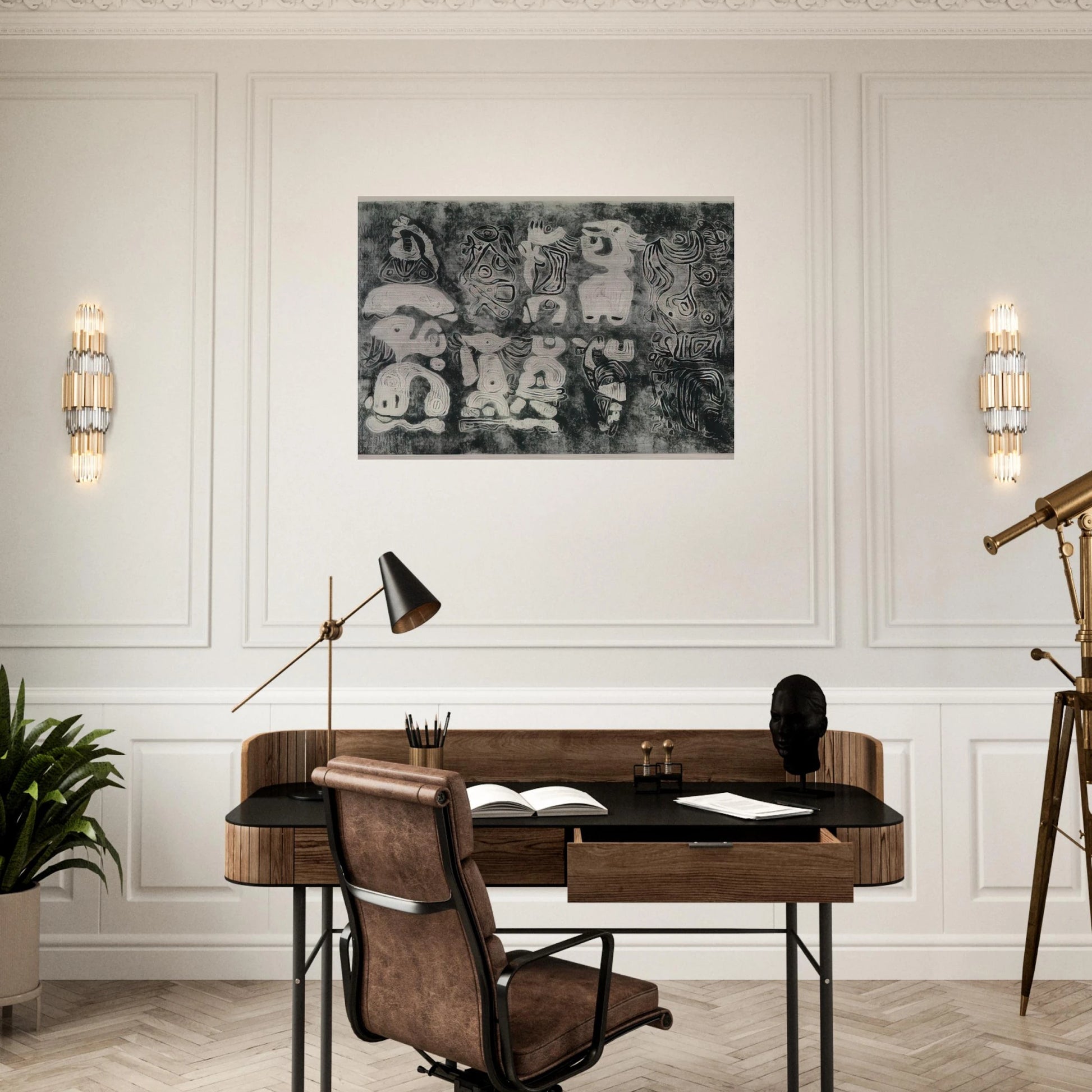 Gilgamesh - Karl Otto Gotz Brushed Aluminum Print - 70x100 cm / 28x40 inches | Karl Otto Gotz Aluminum Print | Karl Otto Gotz Prints