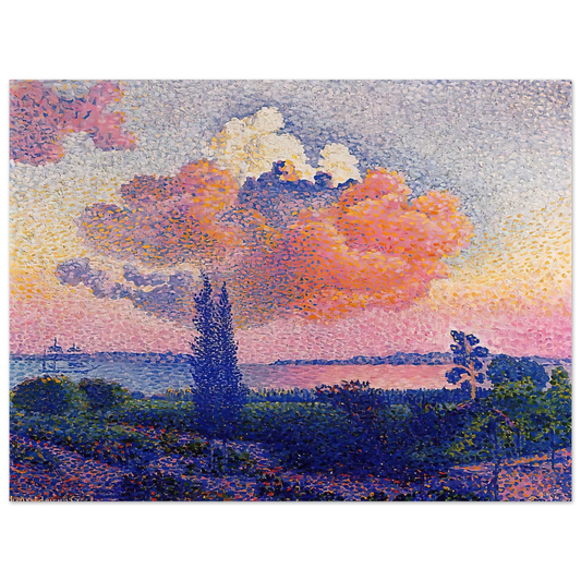 Henri-Edmond Cross - The Pink Cloud  75x100 cm / 30x40inches Fine Art Poster