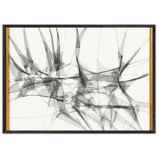 Metamorphosis - 1959 - Manuel Rivera 70x100 cm / 28x40 inches Framed Art Print – Black Wooden Frame