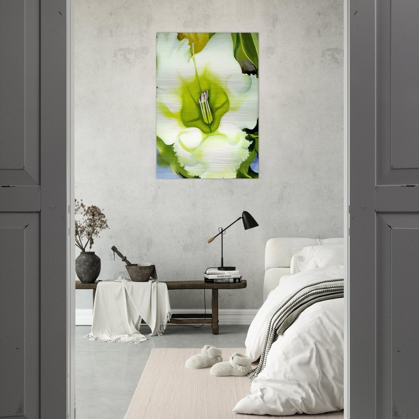 Cup Of Silver Ginger - Georgia O'Keeffe Brushed Aluminum Print - 70x100 cm / 28x40 inches | Georgia O'Keeffe Aluminum Print | Georgia O'Keeffe Prints