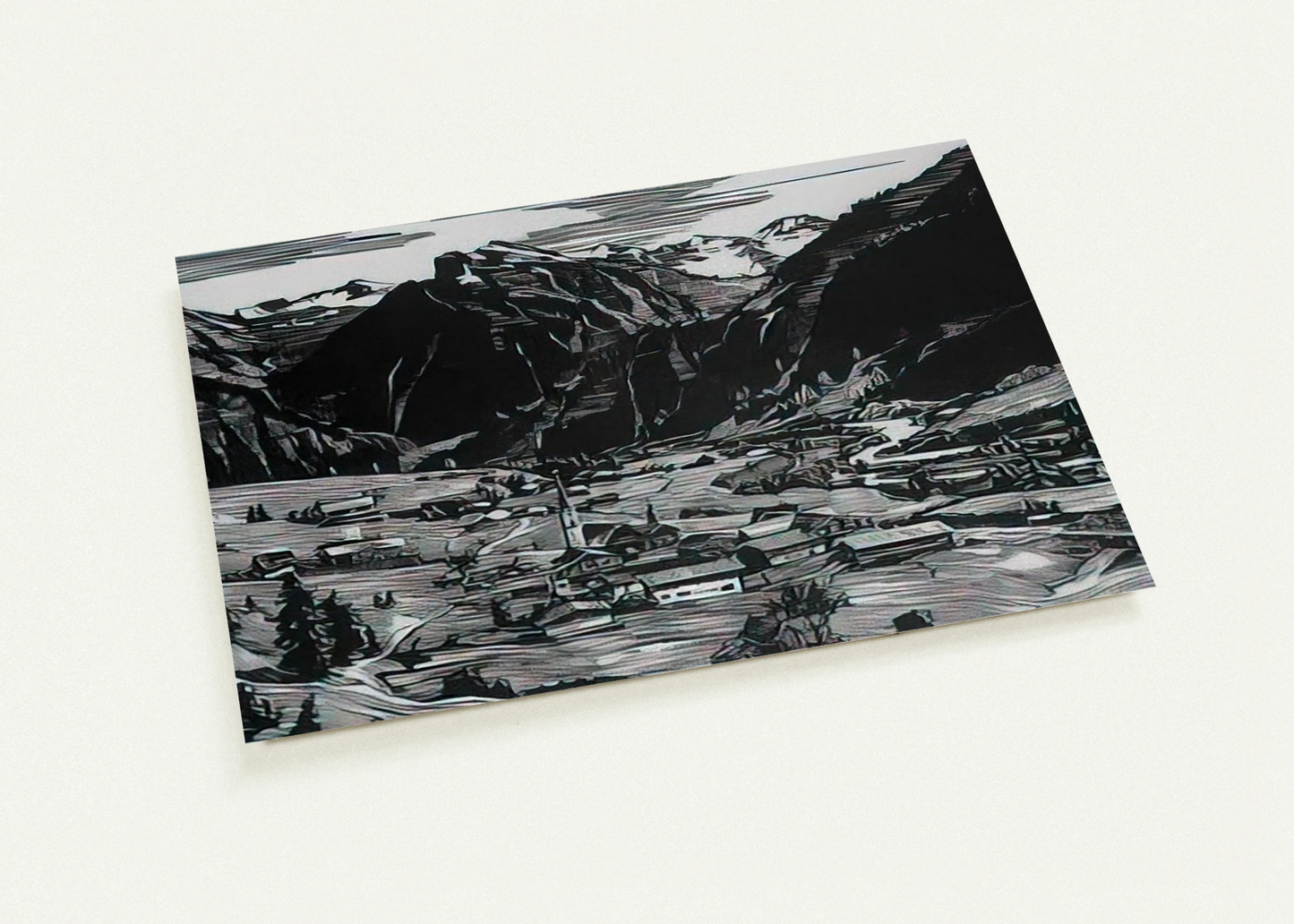 Hinterstein - Expressionism By Konrad Zuse Pack of 10 Post Cards | Konrad Zuse Post Cards | A6 (10.5 x 14.8 cm) - 4.1 x 5.8 inches