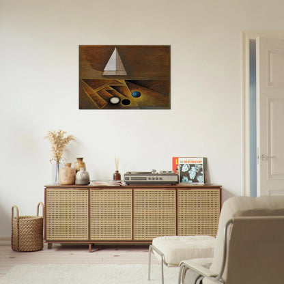 Sketch Painted in Santa Fe, New Mexico - 1944 - Lawren Harris Brushed Aluminum Print - 70x100 cm / 28x40 inches | Lawren Harris Aluminum Print | Lawren Harris Prints