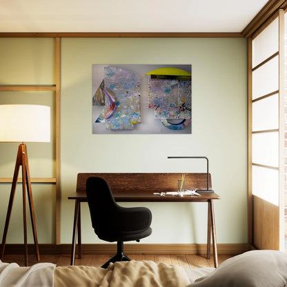 Ibis - Sam Gilliam Brushed Aluminum Print - 70x100 cm / 28x40 inches | Sam Gilliam Aluminum Print | Sam Gilliam Prints