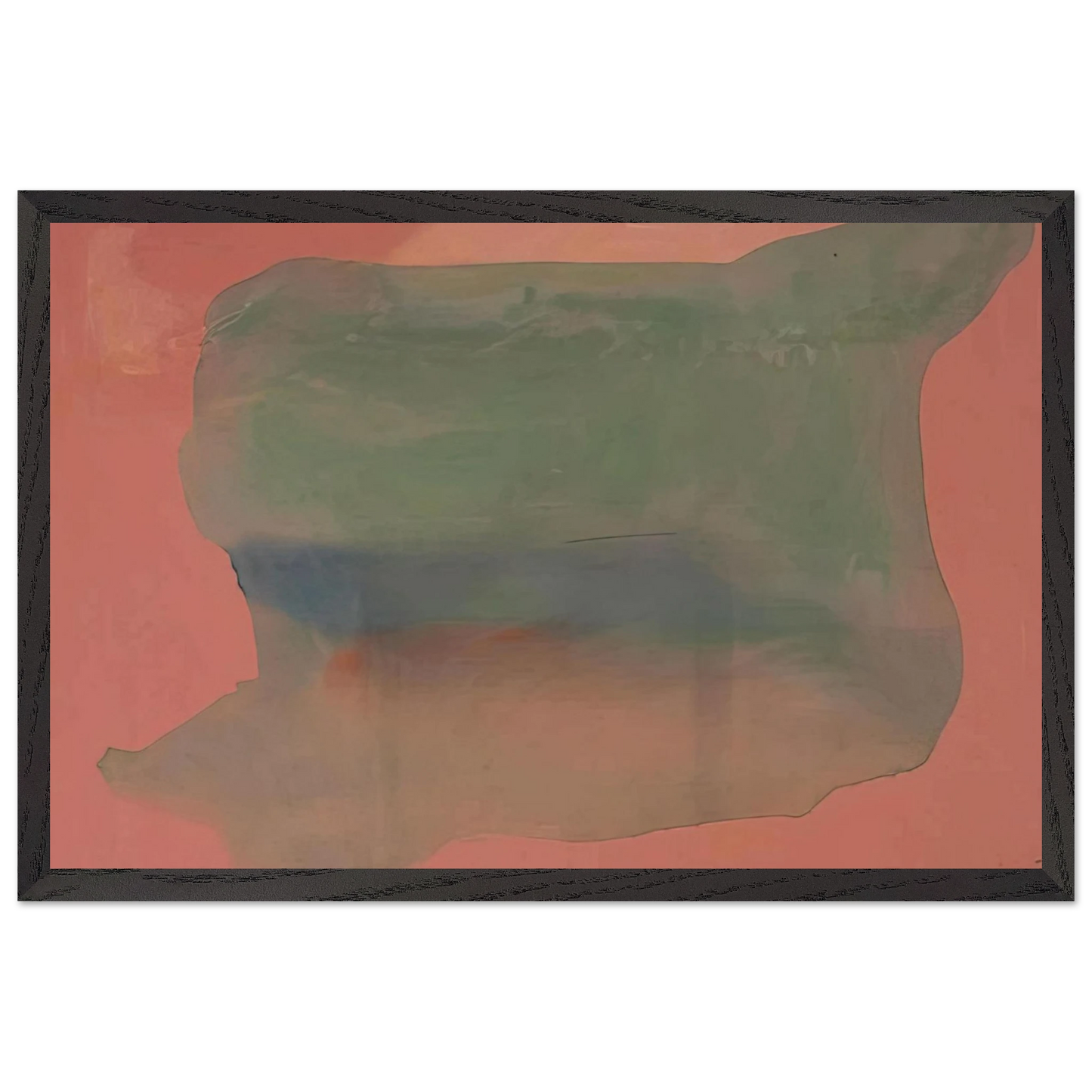 Helen Frankenthaler - Yearning - 1973 Wall art - 50x70 cm / 20x28 inches - Premium Wooden Framed Poster With Fine Art Paper-canvas - Wood frame
