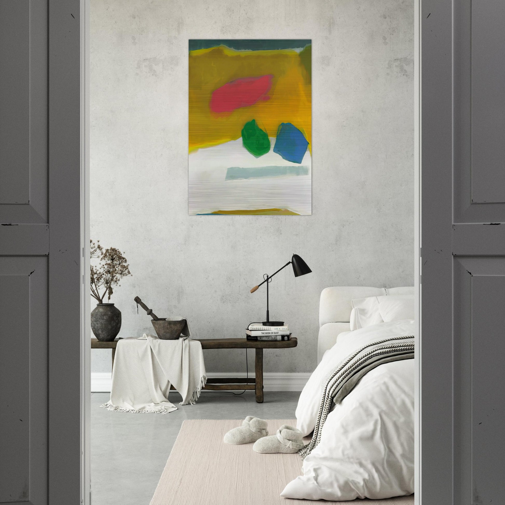 HARRIET 1984 - Esteban Vicente Brushed Aluminum Print - 70x100 cm / 28x40 inches | Esteban Vicente Aluminum Print | Esteban Vicente Prints