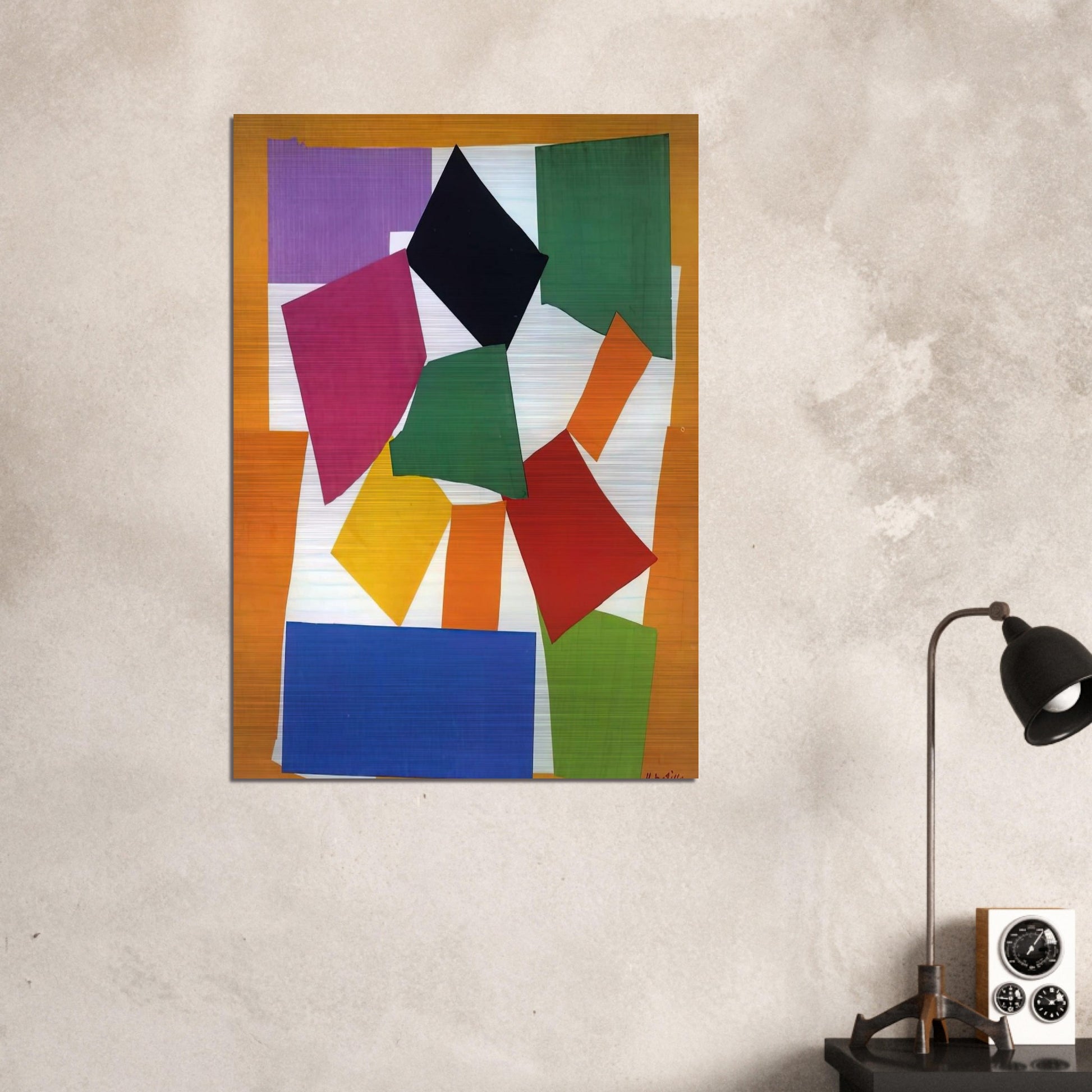 THE SNAIL 1953 - Henri Matisse Brushed Aluminum Print - 70x100 cm / 28x40 inches | Henri Matisse Aluminum Print | Henri Matisse Prints