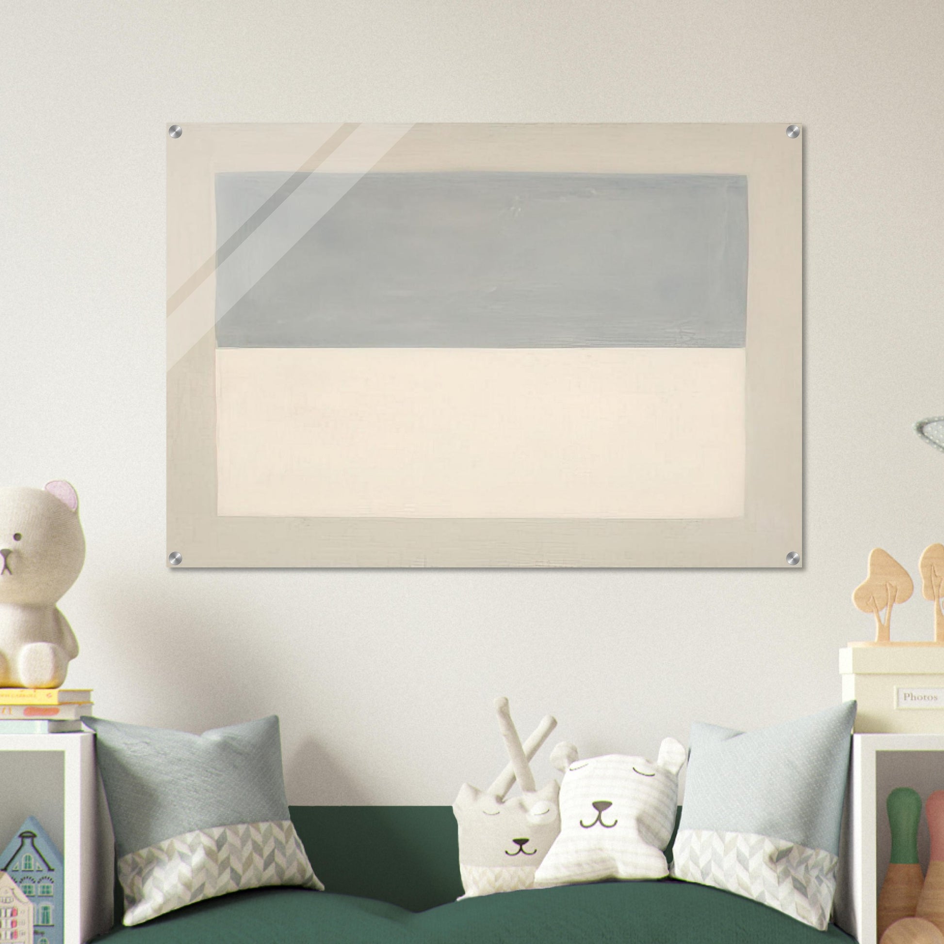 Rain  Study  - Agnes Martin Acrylic Print - 70x100 cm / 28x40″ inches