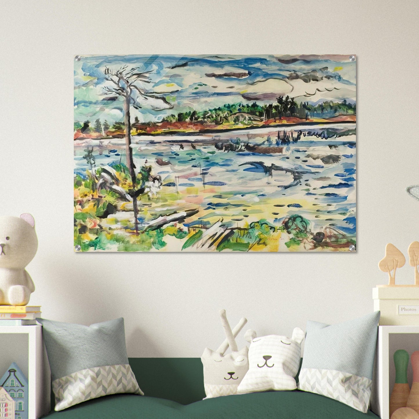 MICHIGAN SUMMER DAYS - Ivan Albright Acrylic Print - 70x100 cm / 28x40″ inches