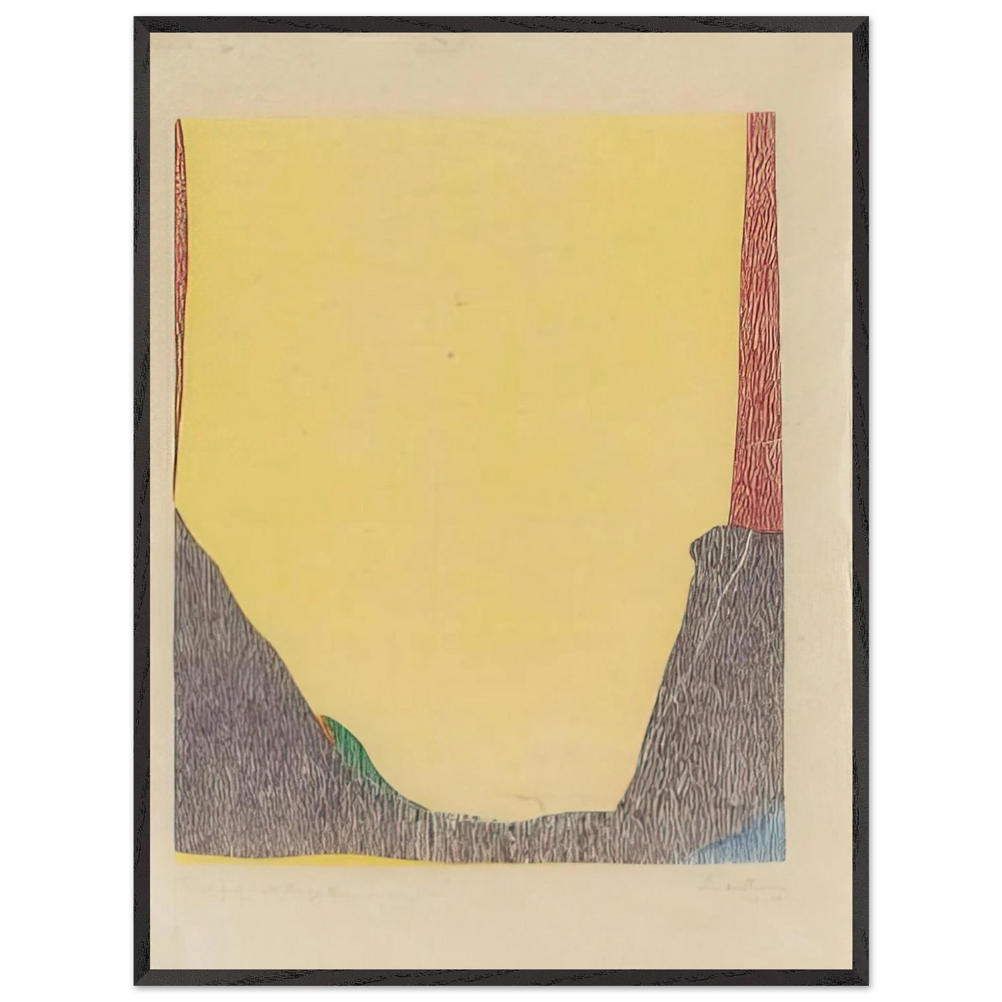 Helen Frankenthaler - East and Beyond - 1973 Wall art - 20x25 cm / 8x10 inches - Fine Art Poster-canvas - -