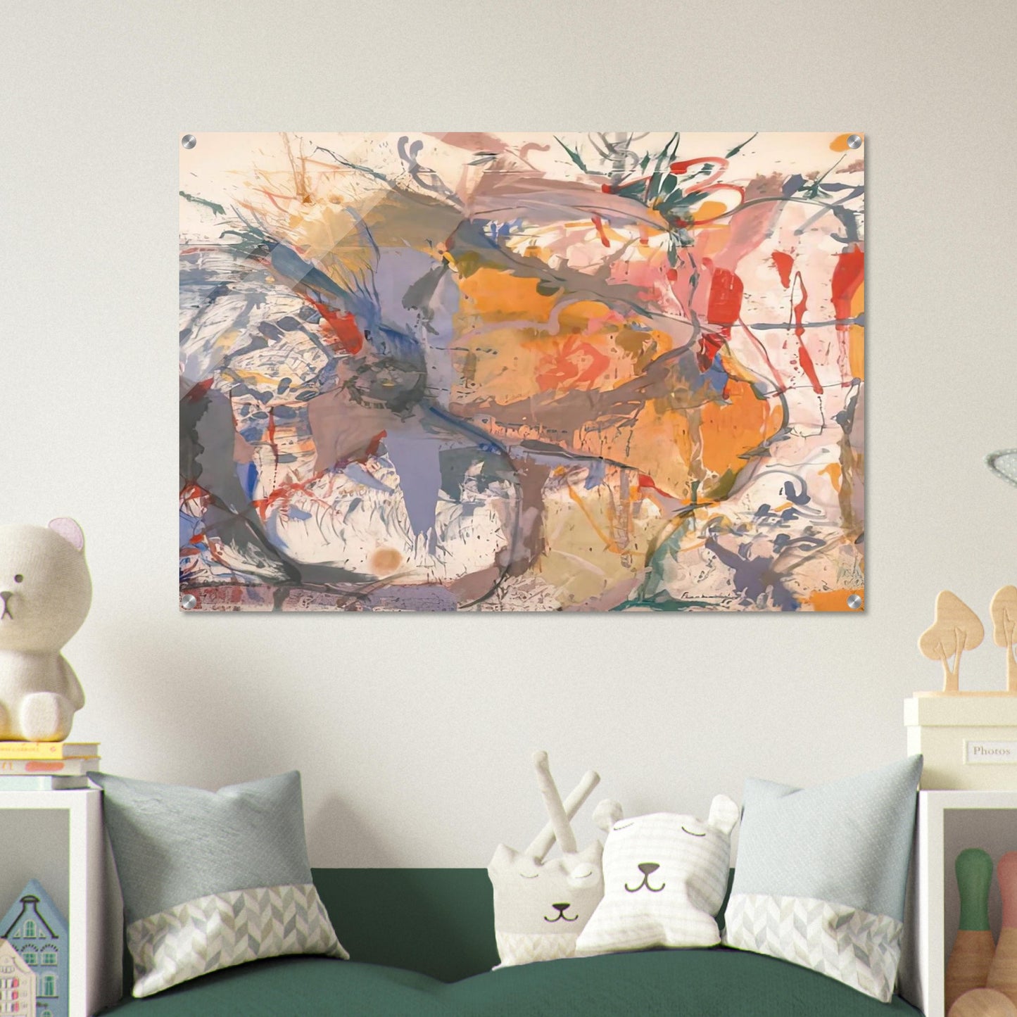 Before the Caves, 1958- - Helen Frankenthaler Acrylic Print - 70x100 cm / 28x40″ inches | Helen Frankenthaler Wall Art | Helen Frankenthaler Prints