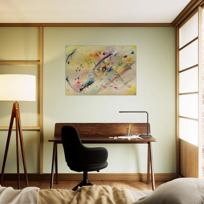 BRIGHT PICTURE 1913 - Wassily Kandinsky Brushed Aluminum Print - 70x100 cm / 28x40 inches | Wassily Kandinsky Aluminum Print | Wassily Kandinsky Prints