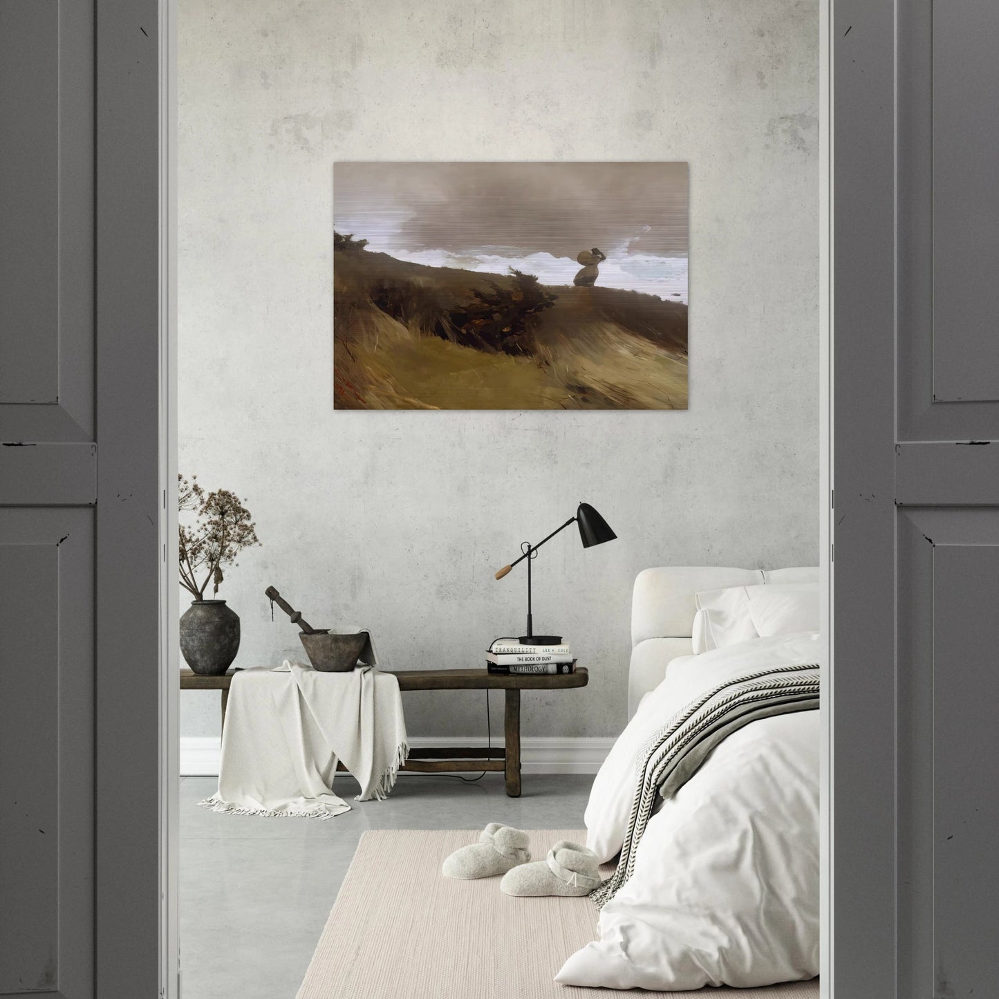 THE WEST WIND - Winslow Homer Brushed Aluminum Print - 70x100 cm / 28x40 inches | Winslow Homer Aluminum Print | Winslow Homer Prints