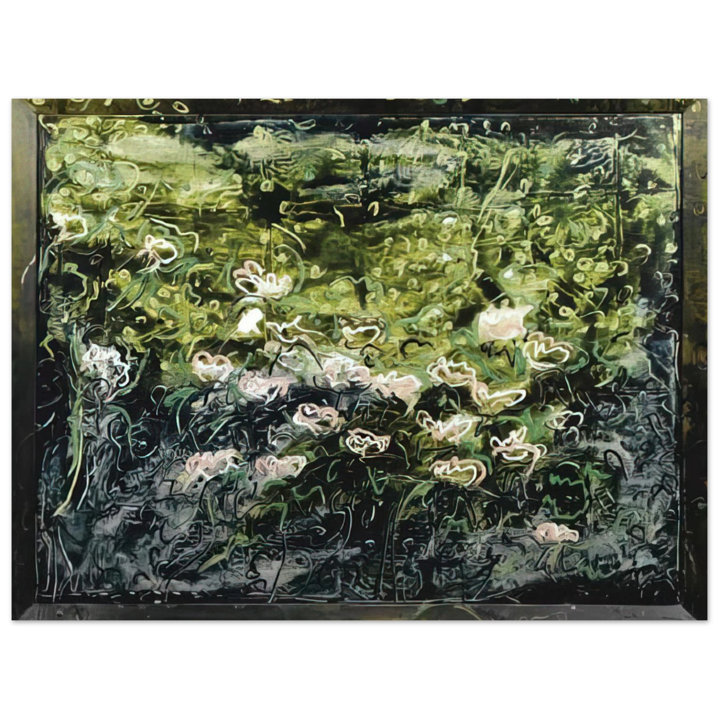 Mario Schifano - Acquatico - Art Informel  75x100 cm / 30x40inches Fine Art Poster