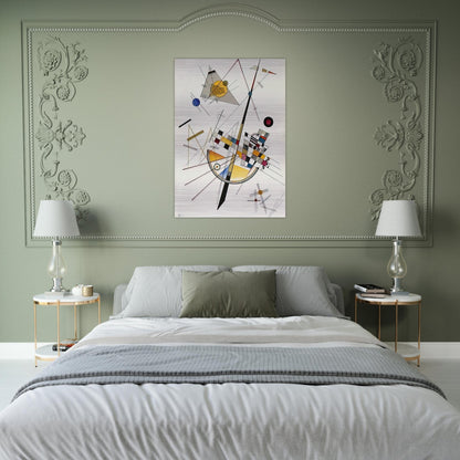 DELICATE TENSION NO 85 1923 - Wassily Kandinsky Brushed Aluminum Print - 70x100 cm / 28x40 inches | Wassily Kandinsky Aluminum Print | Wassily Kandinsky Prints