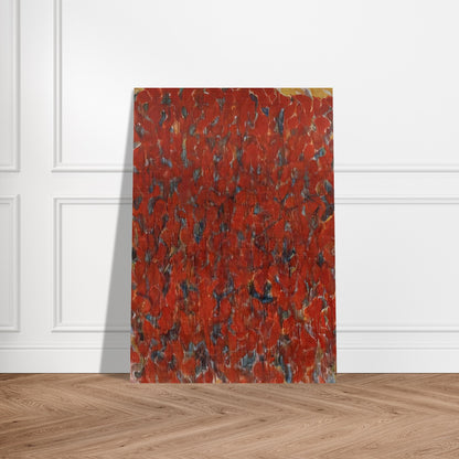 Big Red - Sam Francis Brushed Aluminum Print - 70x100 cm / 28x40 inches | Sam Francis Aluminum Print | Sam Francis Prints