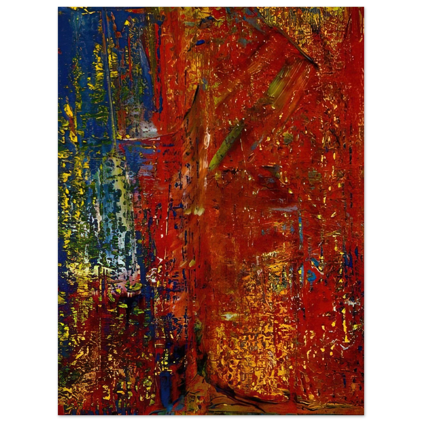 Gerhard Richter - UNTITLED  75x100 cm / 30x40inches Fine Art Poster