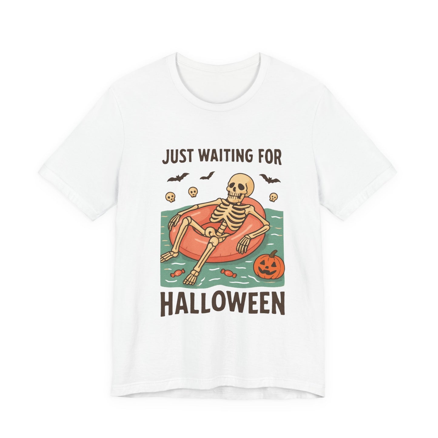 Spooky Summer Skeleton Wacht Gewoon Op Halloween