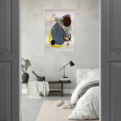 SMALL WORLDS II 1922 - Wassily Kandinsky Brushed Aluminum Print - 70x100 cm / 28x40 inches | Wassily Kandinsky Aluminum Print | Wassily Kandinsky Prints