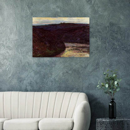 Valley of the Creuse - claude monet Brushed Aluminum Print - 70x100 cm / 28x40 inches | claude monet Aluminum Print | claude monet Prints