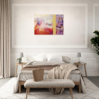 Ancient Jerusalem - 1992 - Ronnie Landfield Acrylic Print - 70x100 cm / 28x40″ inches | Ronnie Landfield Wall Art | Ronnie Landfield Prints