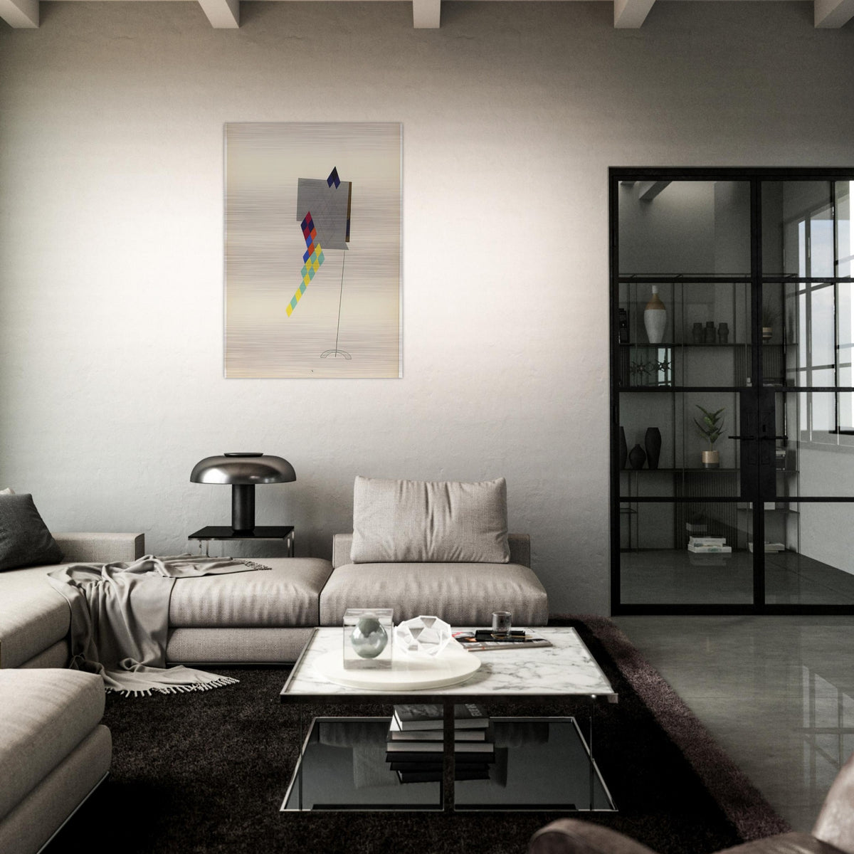 DRAGONFLY FROM THE PORTFOLIO REVOLVING DOORS 1926 - Man Ray Brushed Aluminum Print - 70x100 cm / 28x40 inches | Man Ray Aluminum Print | Man Ray Prints