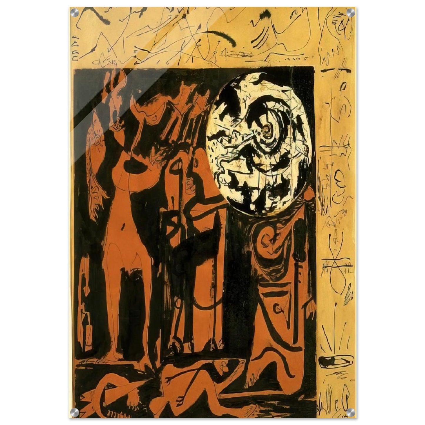 UNTITLED 3 - Jackson Pollock Acrylic Print - 70x100 cm / 28x40″ inches