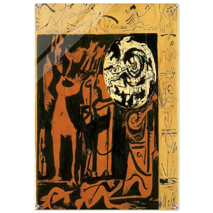 UNTITLED 3 - Jackson Pollock Acrylic Print - 70x100 cm / 28x40″ inches