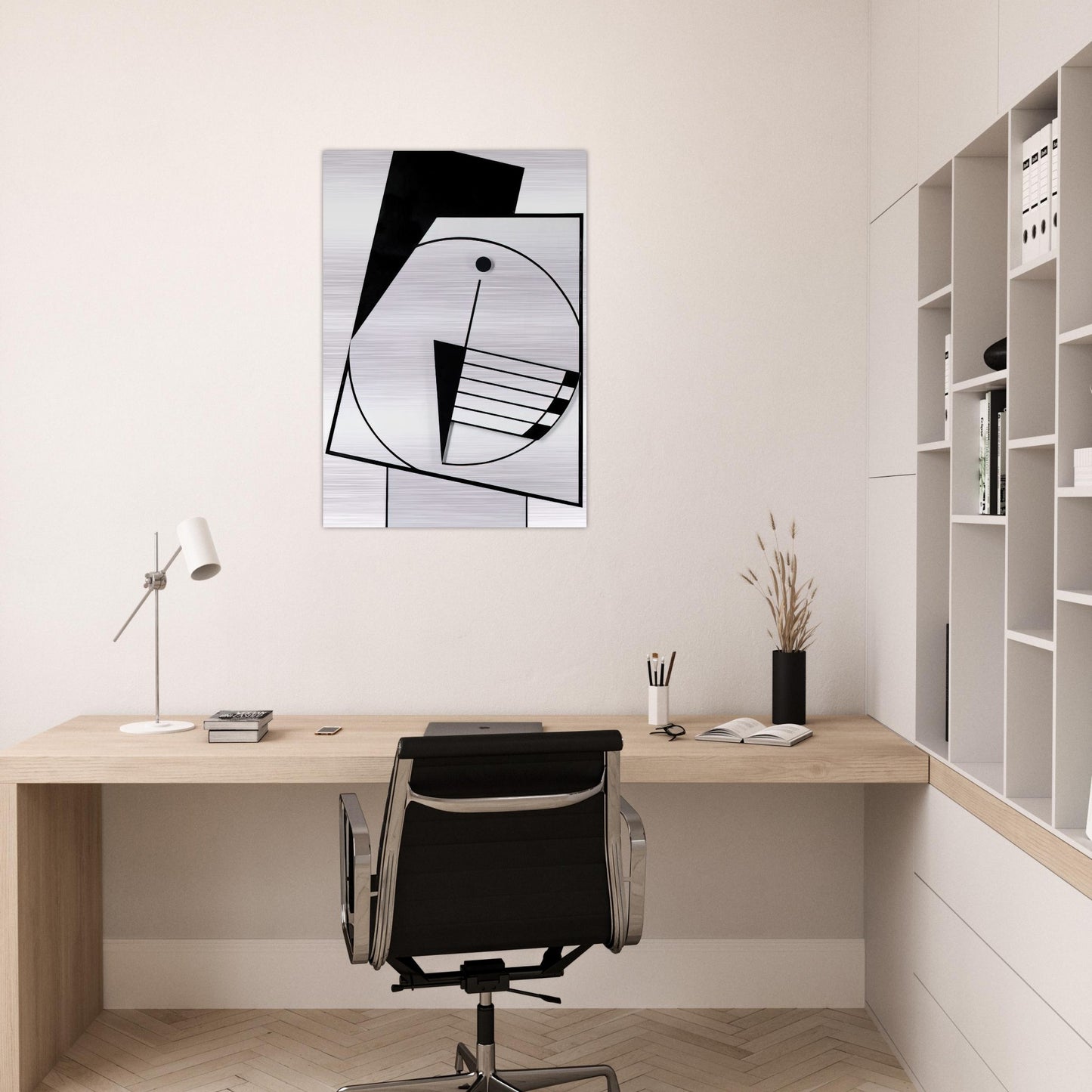 Rythme 3 - 1995 - Carmelo Arden Quin Brushed Aluminum Print - 70x100 cm / 28x40 inches | Carmelo Arden Quin Aluminum Print | Carmelo Arden Quin Prints